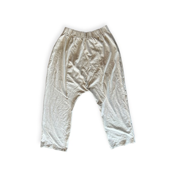 Zara pants casual batwing cream medium cotton - Picture 4 of 7